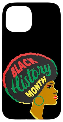 Black History Month Melanin Girl Magic Brown Queen �����p �y���� �X�}�z�P�[�X iPhone 15 �p