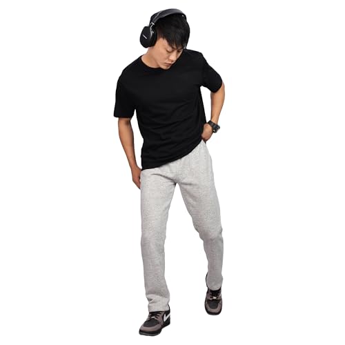 Image of fanideaz Mens Cotton Track Pants for Men Summer Night Lower Gym Trousers Travel Wear Full Length Bottoms Casual Sportswear Relaxed Fit Comfortwear Loungewear Pants