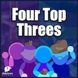 Four Top Threes Podcast Por Blighthouse Studio arte de portada