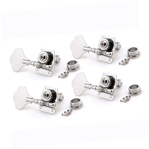 Abaodam Bass Tuning Pegs Replacement 4r Bass Tuners Tuners Hard Zinc Alloy 1 to 24 Ratio