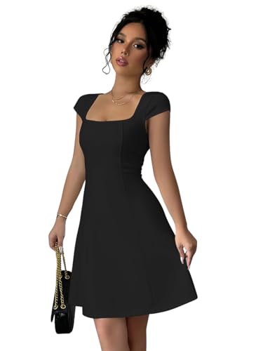 Image of GRECIILOOKS Women's One Piece Dress - Stylish Midi Party Dress for Women | Summer Casual Wear for Events, Date & Evening Look