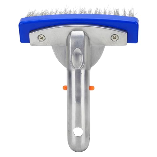 Namvo Pool Brush, 5 Inch Swimming Pool Brush Head, Pool Cleaning Brush, Heavy Duty Stainless Steel Swimming Pool Brush - Image 2