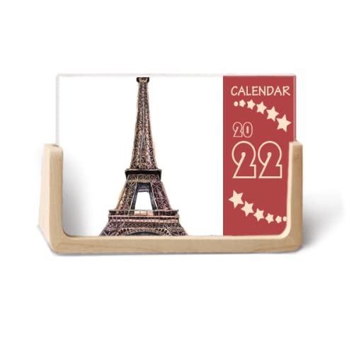 Calendrier de bureau 2022 Paris Tour Eiffel 12 mois pour organiser votre année