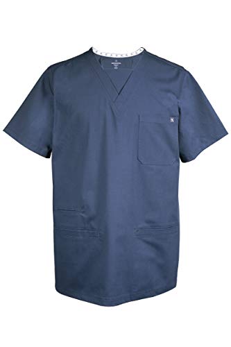 MEDANTA Sulo Unisex Kasack Petrol Blau L- medizinische Berufsbekleidung, Pflege, Kosmetik Kittel, OP Kleidung Cover