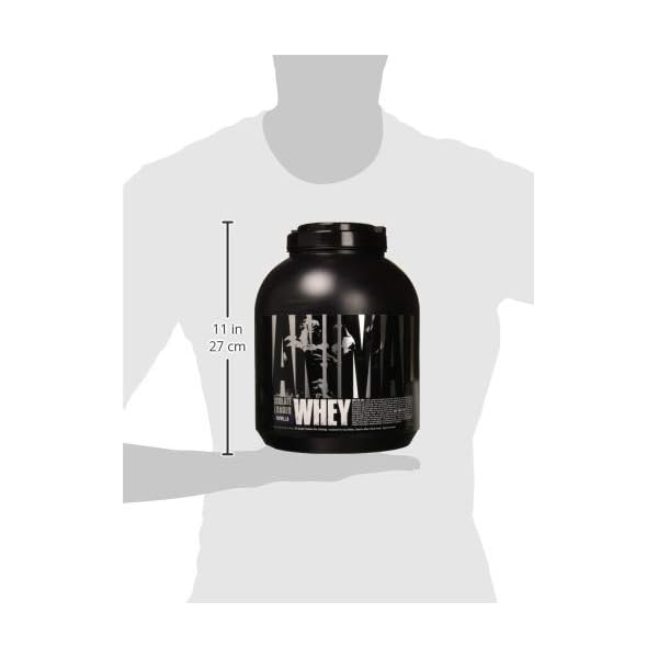 Animal Whey Isolate Whey Protein Powder – Isolate Loaded for Post Workout and Recovery – Low Sugar with Highly Digestible Whey Isolate Protein - Vanilla - 4 Pounds - Image 6