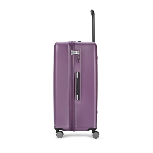 Image of Skybags Polycarbonate Trunk Check-in Trolley Bag, 78cm | Large Double Spinner Hardsided Luggage with Smooth 8-Wheel & TSA Lock | Suitcase for Travel | 5-Year International Warranty (Magenta)