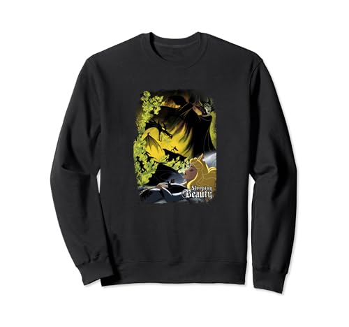 Sweatshirt Disney La Belle au Bois Dormant Aurora et Maléfique imprimé vintage pour adulte