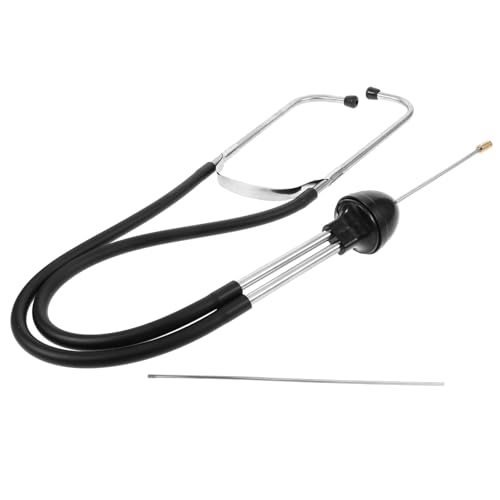 Sosoport Water Leakage Detector Clean Shut-Off Valve Water Psi Gauge Dripping Sensor Pool Leak Detection Kit Pressure Test Kit System Underground Water Leak Detector Stainless Steel Black