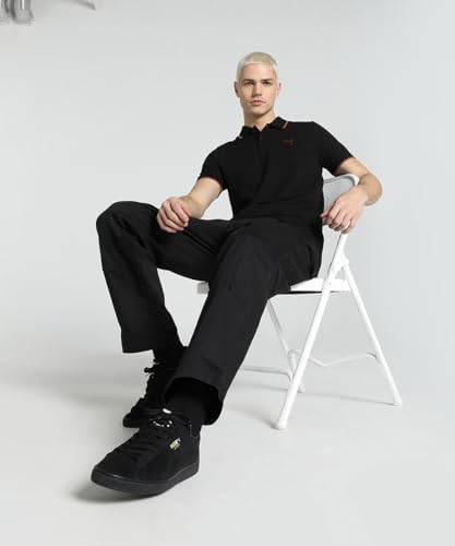Image of Puma Men's Solid Slim Fit T-Shirt