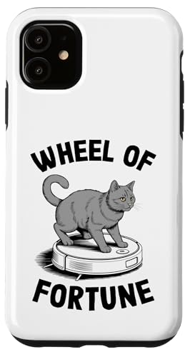 Wheel Of Fortune Robot Aspirapolvere Divertente Gatto Custodia per iPhone 11