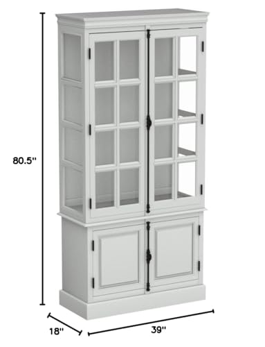 Acme Iovius Curio Cabinet in White