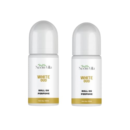 Image of Roll-On & Underarms Roll-On Duo - Alcohol-Free, Silicon-Free, Paraben-Free, Elegance Infused, Underarm Whitening Natural Roll On, Deodorant For Women&Men - 50 ml (WHITE OUD PACK OF 2)