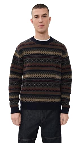 Madewell Men's Fair Isle Crewneck Sweater in Heritage Merino Wool
