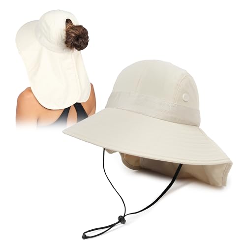 Sombrero protector solar Ponyflo de ala ancha para mujer miniatura 2