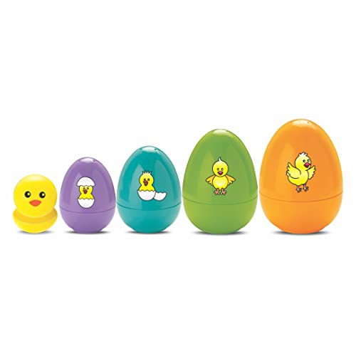Image of toymate Find The Chick In Egg Nesting Toy - Helps In Motor Skills & Early Development Montessori Toy Games For Toddlers 1+ Years, Multi
