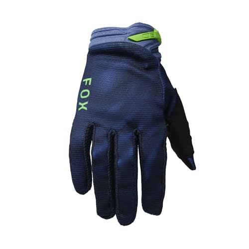 Gants Fox Junior 180 Taunt bleu marine parfaits pour les sorties VTT et motocross en famille