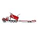 First Gear 1/64 Red Western Star 49X w/Ox Bodies Dump & Beaver Tail Trailer, DCP 60-1884