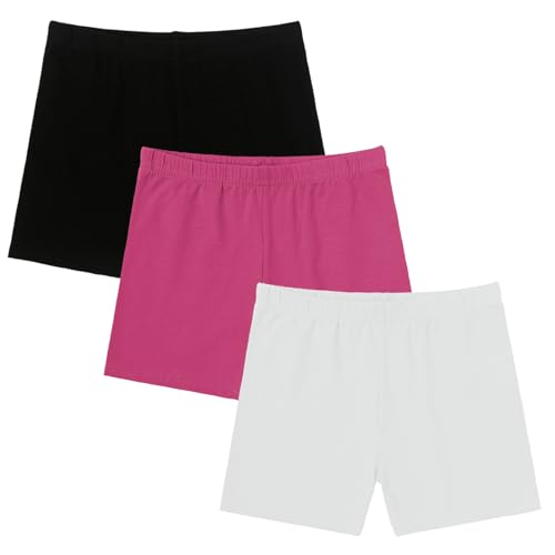 Short de cyclisme pour fille en coton lot de 3 paires sport