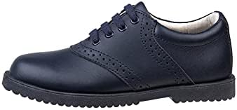 Academie Gear Honor Roll Womens Full Leather Uniform School Casual Work Shoes, Navy (7 Medium Adult) | Image 1