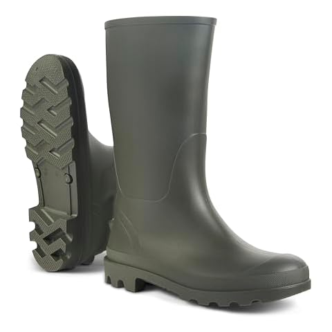 JUJU Khaki Waterproof Boys Wellies Cover