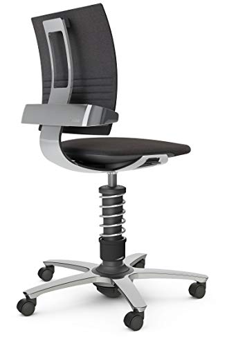 Preisvergleich Produktbild aeris 3Dee High ergonomischer Bürostuhl Schreibtischstuhl mit einzigartiger Rückenlehne Bürostuhl ohne Armlehne Drehstuhl, stufenlos höhenverstellbar 45-59 cm