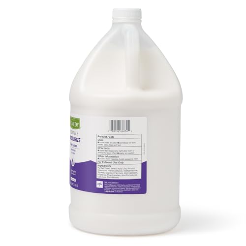 Image of Medline Remedy Essentials Moisturizing Body Lotion (1 Gallon Bottle), 1 Count, Fresh Scent, Hydrating, Non-Greasy, For Dry Skin, Hypoallergenic, Men, Women, Elderly