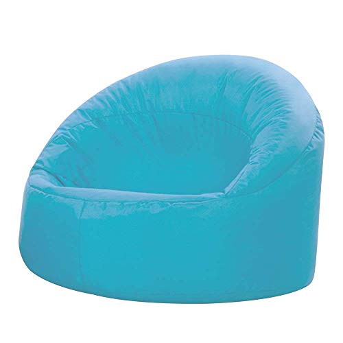 Bean Bag Bazaar Kinder Hug Stuhl, groß, Aqua Blue, 63 cm x 66 cm, Indoor Outdoor, wasserabweisend, Sitzsäcke für Kinder…