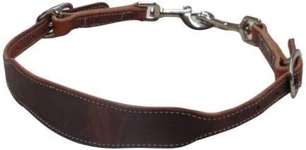 American Made Oiled Harness Leather Wither Strap w/Swivel Snap Ends