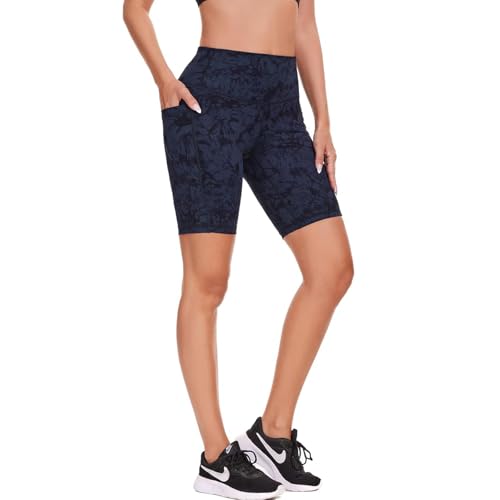 Image of iniber High Waisted Yoga Pants with Pockets for Women 4-Way Stretch Soft Running Workout Leggings Athletic Yoga Pants