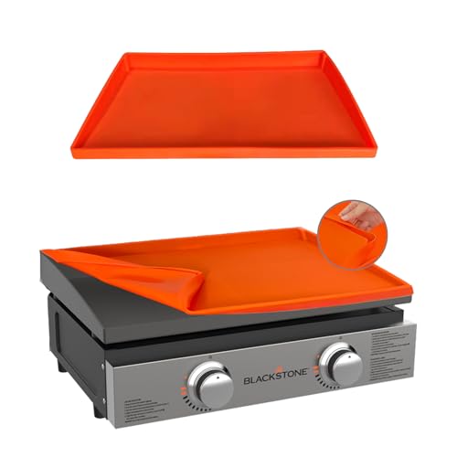 Philoxia Griddle Mat for Blackstone 36"" Inch Griddle,Silicone Griddle Cover for Blackstone,Blackstone Griddle Accessories,Heavy Duty Food Grade Silicone Grill Cover (22in Full Cover), Orange
