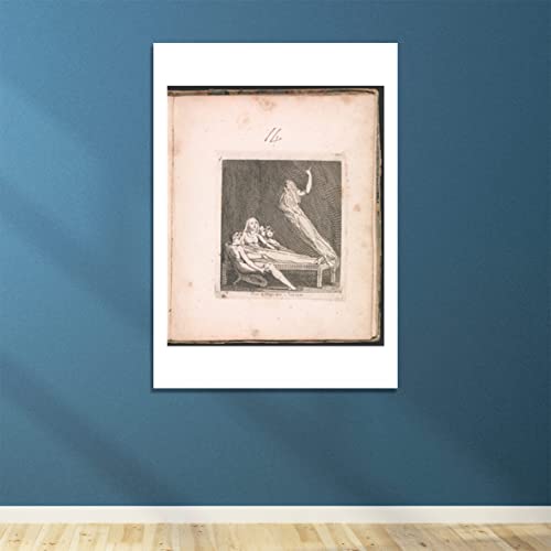 Affiche William Blake Vision de qualité musée avec rendu semi-brillant