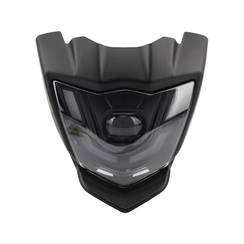 Phare Moto LED XTZ150 optique premium avec plaque de carénage robuste