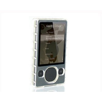 Premium Hard Crystal Case for Zune 80GB 120GB with belt clip