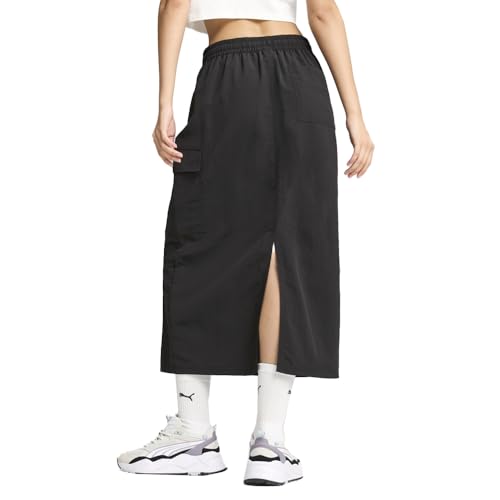 PUMA Womens Downtown Cargo Midi Skirt Casual Casual - Black2