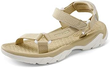 DREAM PAIRS Hiking Sandals Women, Comfortable Walking Sandals With Adjustable Hook And Loop Strap, Quick-Drying Sports Summer Beach Outdoor Light Weight Water Shoes