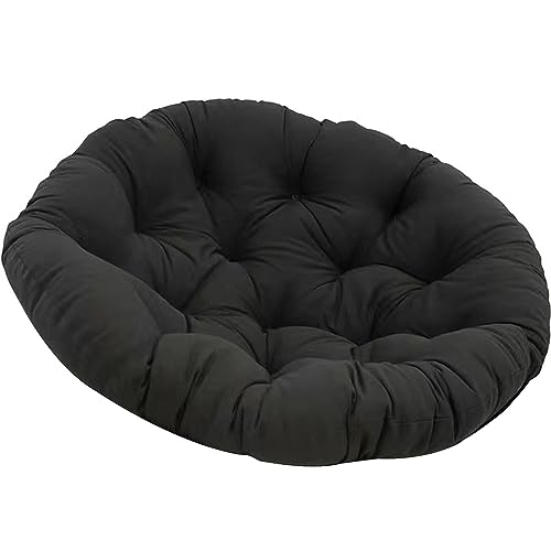 Coussin rond pour chaise d'extérieur rotin confortable 100cm