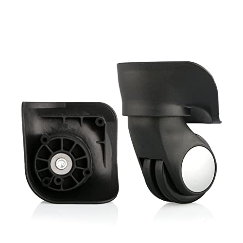 Luggage Wheels,Universal Luggage Casters,1 Pair Luggage Wheel Replacement Spare Spinner Caster for Suitcase Wheel Repair (W018)