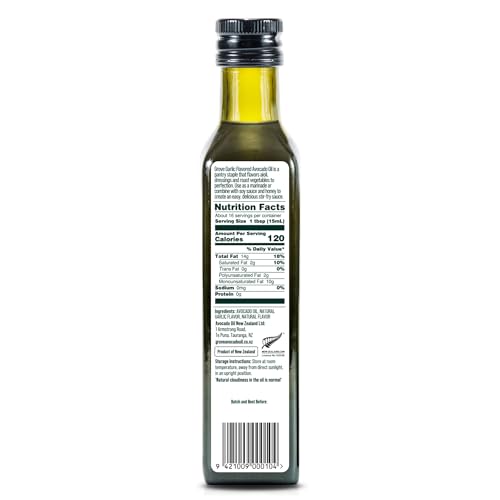 Image of Grove Garlic Extra Virgin Avocado Oil Cold Pressed High Heat Cooking, 8.4oz