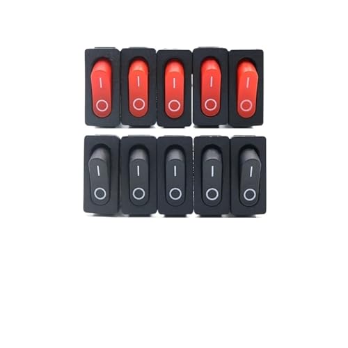 Interruptor basculante SPST de 2 pines para solucionar fallos en paneles on off
