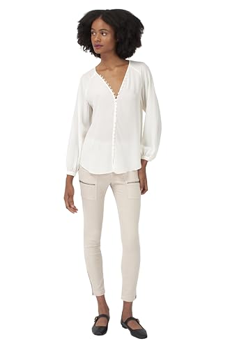 Image of Joie Womens Shariana Long Sleeve Silk Top - 100% Silk Blouse for Everyday Wear