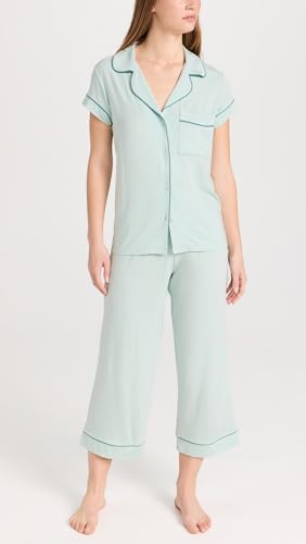 Image of Eberjey Gisele Short Sleeve and Cropped Pant PJ Set
