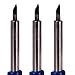 3-Pack 60 Degree Roland Type Cemented Carbide Blade Set