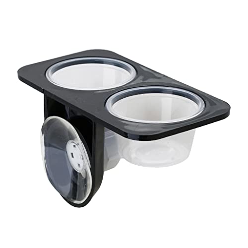 perfk Futterschale Wasserschale Futternapf Trinknapf mit abnehmbarem Saugnapf für Reptilien