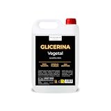 Glicerina Vegetal | Grado Farmacéutico y Cosmético | Hidratante Natural para Piel, Vapers y Productos Caseros | Sin Olor ni Color (5 Litros)