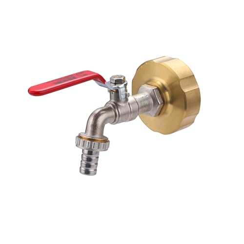 Robinet de Cuve quart de tour + Raccord adaptateur S60 - Femelle 20x27 (3/4) AROZ