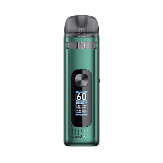 Uwell Crown X, Pod System, E-Zigarette, 1500 mAh, 5,3 ml, Farbe green