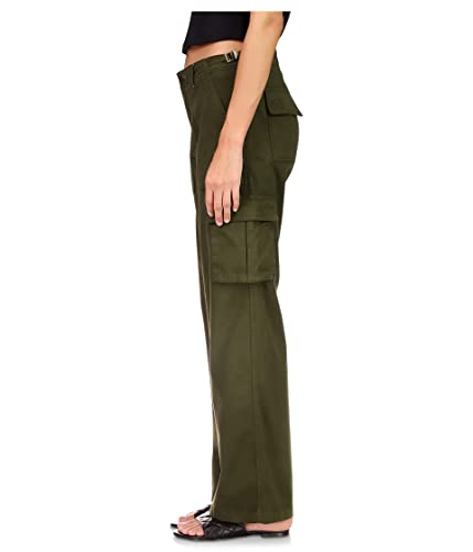 Sanctuary Reissue Cargo Pants for Women - Pure Cotton Construction - Relaxed Fit - Two Side Cargo Pockets2