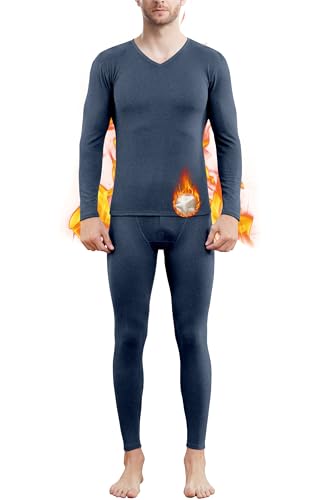 Sous-vêtements thermiques homme ensemble en polaire chaude pour l'hiver