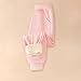 Fleece Sweatpant for Girl Fashion High Waist Elastic Cuffed Thermal Pant Pocket Comfort Casual Lounge Trouser (3-13 Years) Pink