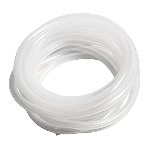 Quickun 3/4" ID Silicone Tubing, 3/4" ID x 1" OD Food Grade Silicone Tube, High Temp Hose for Wine Making Brewing (9.84Ft) Cover